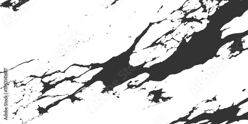 Abstract grunge background featuring black ink splats and liquid paint splashes creating a dirty texture pattern with a spray splatter border and artistic drip elements on paper