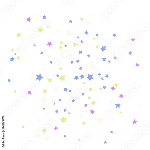 Wallpaper Mural Festive confetti of stars, vector illustration. Torontodigital.ca