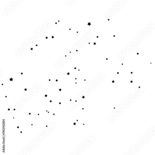 Wallpaper Mural Festive confetti of stars, vector illustration. Torontodigital.ca