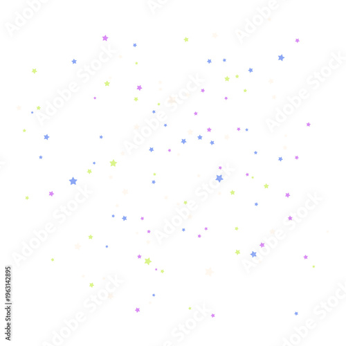 Wallpaper Mural Festive confetti of stars, vector illustration. Torontodigital.ca