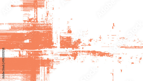 Abstract orange and white grunge texture background with scratches and distressed effect design element