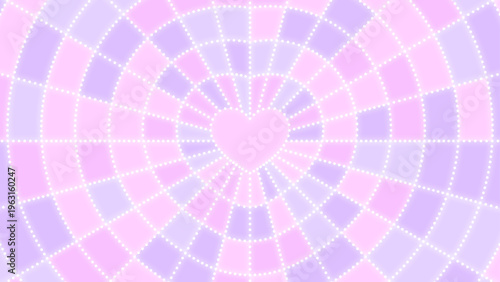 電飾で飾られたような輝くハートの可愛い背景