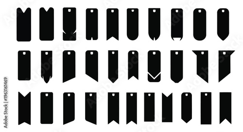 Collection of stylized black and white arrow symbols pointing in various directions