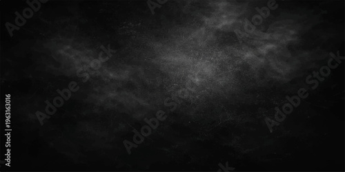 A dark grunge backdrop featuring swirling black and white smoke patterns creates a textured cloud design across a blank night sky surface for a moody wallpaper