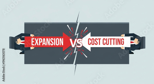 crisis word on red arrow