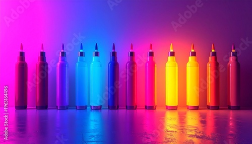 Wallpaper Mural Textmarker auf leuchtendem Farbverlauf Torontodigital.ca