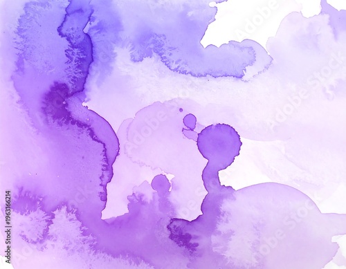 Wallpaper Mural Soft, abstract background of blended purple hues resembling ink or watercolor art with organic, flowing shapes Torontodigital.ca
