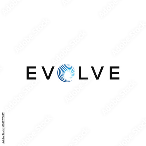 word mark evolve logo design inspiration