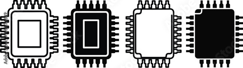 Microchip variants with different fill styles