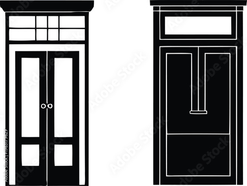 Solid Dark Black Vector Graphic Element Illustration for Versatile Design and Backgrounds