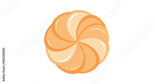 Orange Sliced Fruit Closeup View.