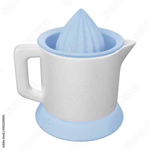 Citrus Juicer 3d rendering icon.