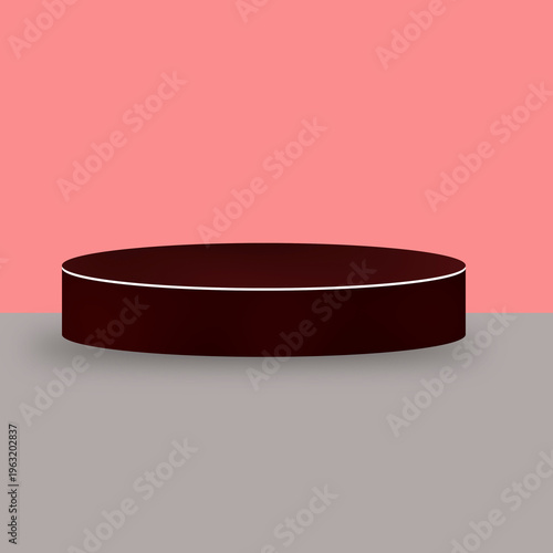 Minimalist podium for product display on plain background minimalist podium for product display on plain background minimalist podium for product display