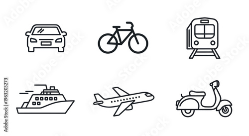 Vehicles on Land and Water Transport.