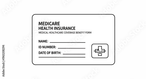 Medicare health insurance medical coverage benefit form document