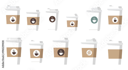 Variety of mailboxes with different colored flags and signs