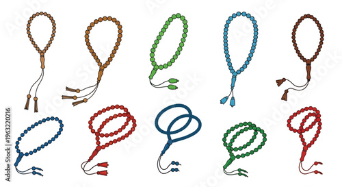 Colorful assortment of coiled cables and wires on white background