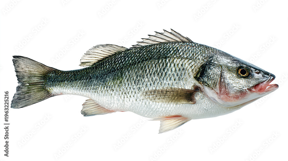 Fototapeta premium salmon fish isolated on white background