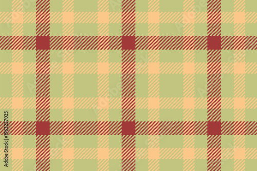 Variety texture background plaid, merry check tartan vector. Arabic seamless textile pattern fabric in lime and orange colors.
