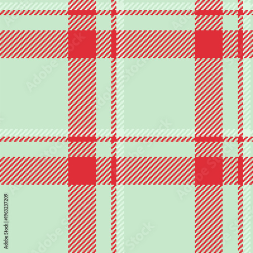 Luxurious textile check fabric, customized background texture tartan. Quality vector pattern plaid seamless in light and red colors.