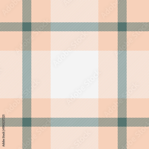 Heritage tartan check background, panjabi pattern seamless plaid. New texture fabric vector textile in light and white colors.