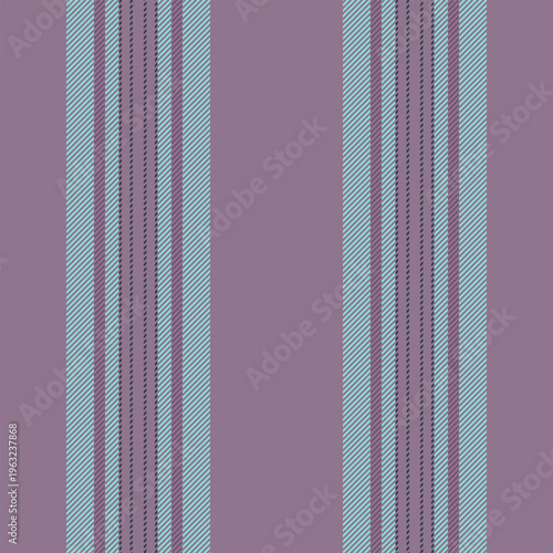 Suit pattern fabric textile, customize vector stripe background. Graph lines vertical texture seamless in pastel and teal colors.