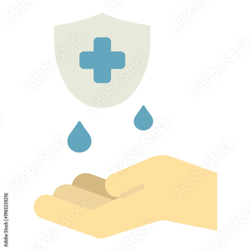 Hand Sanitizer Protection with Shield and Drops