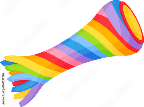 Colorful party horn vector for celebration designs