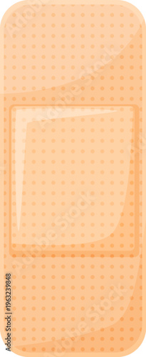 Adhesive bandage protecting wound and offering first aid