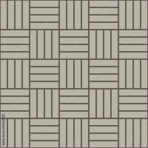 Geometric seamless basketweave parquet pattern background