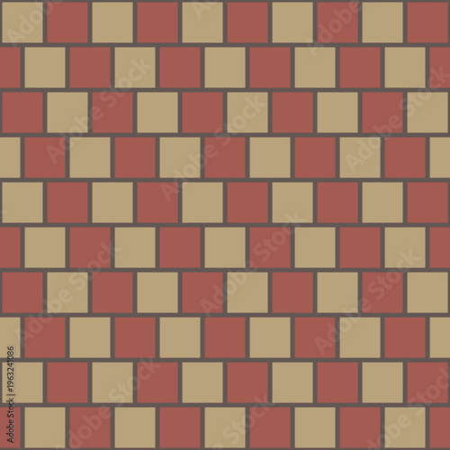 Cafe wall optical illusion showing deceptive parallel lines