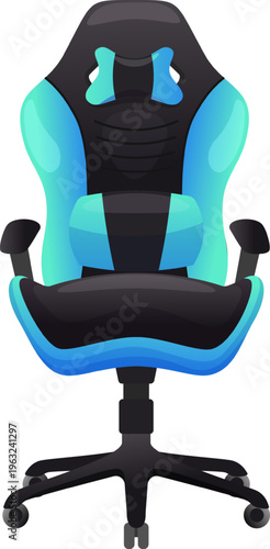 Gaming chair providing ergonomic comfort for gamers and office workers