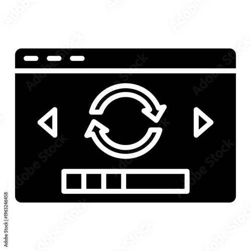 Software Update Icon on Computer Screen