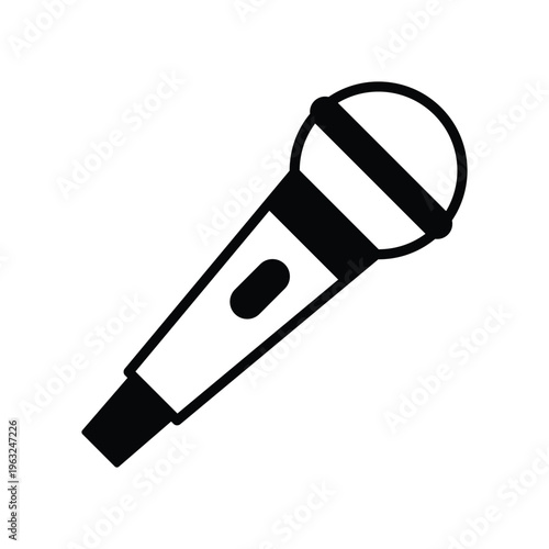 Stage Mic Vector icon which can easily modify or edit