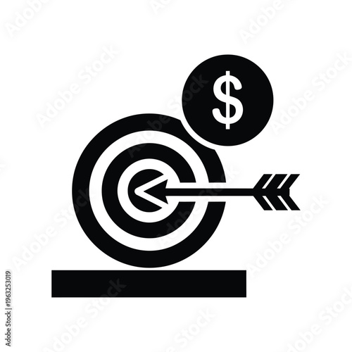 Target Dollar Profit Financial Success