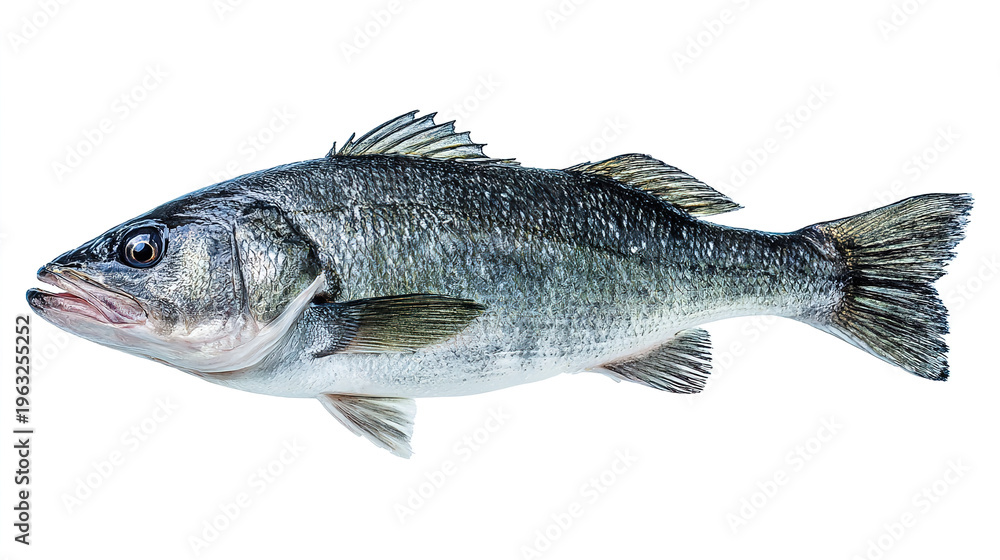 Fototapeta premium salmon fish isolated on white background