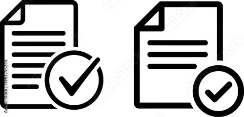 Two verified documents with checkmarks