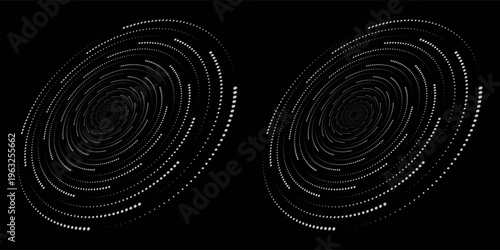 Spiral sound wave rhythm line dynamic abstract vector background. vector illustration