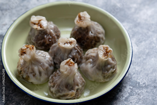 Canvas Print rustic shanghai style dumpling