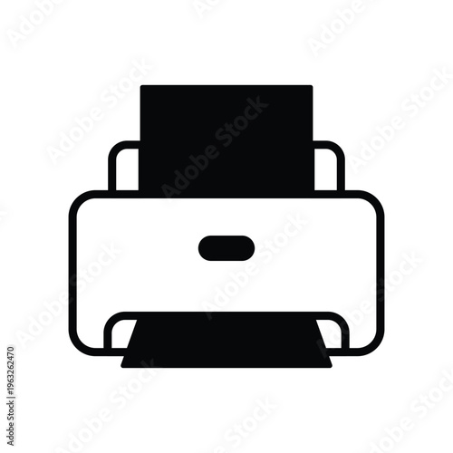  Office Printer Vector icon which can easily modify or edit