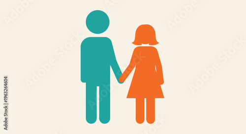Man and woman holding hands together 2.