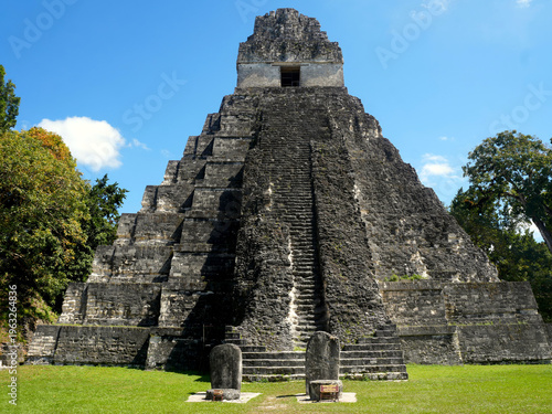 tikal pyramid - flores - Guatemala