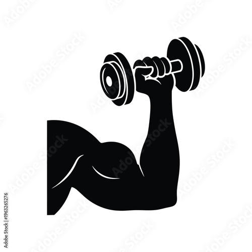 Arm Dumbbell Lift Strength Commercial