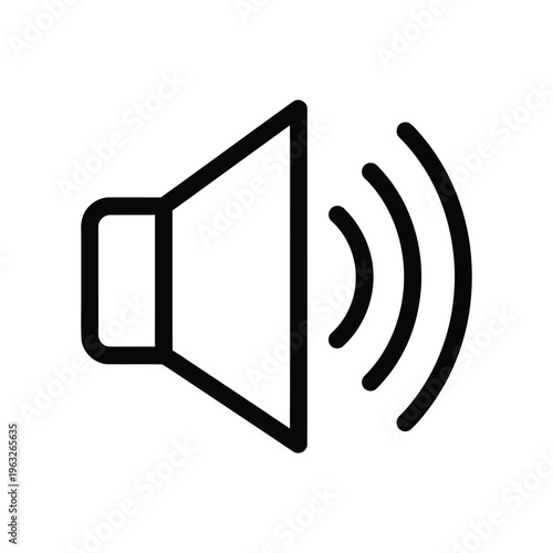 Speaker Volume Icon Sound Signal Communication