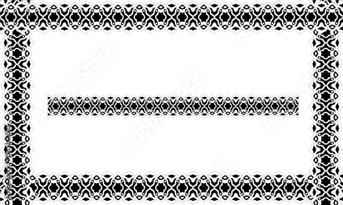 Frame with 6-sided pattern