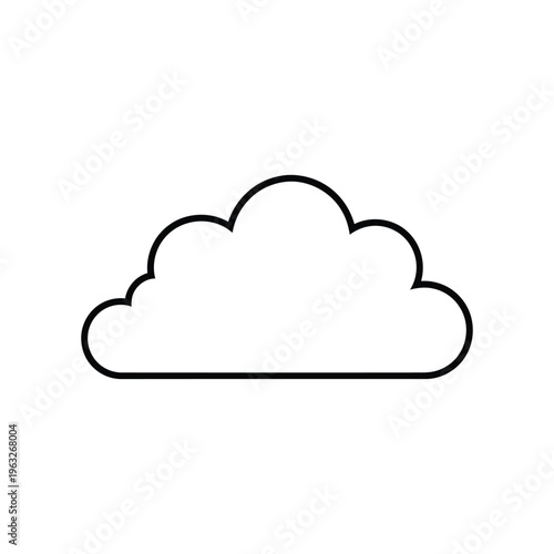 Cloud Icon Data Storage Concept