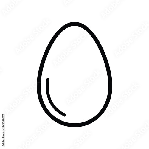 Egg Outline Symbol Commercial Element