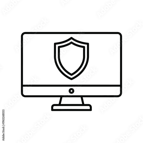 Computer Security Shield Protection Digital