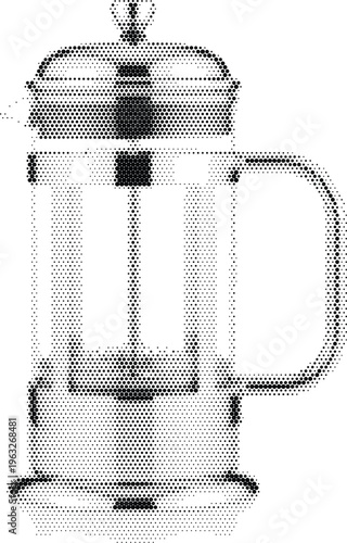 french press coffee maker kitchen caffeine espresso drink preparation morning cafe restaurant beverage brewer