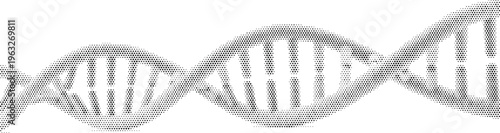 dna helix genetic science halftone medical biology biotechnology research healthcare molecule anatomy hospital health